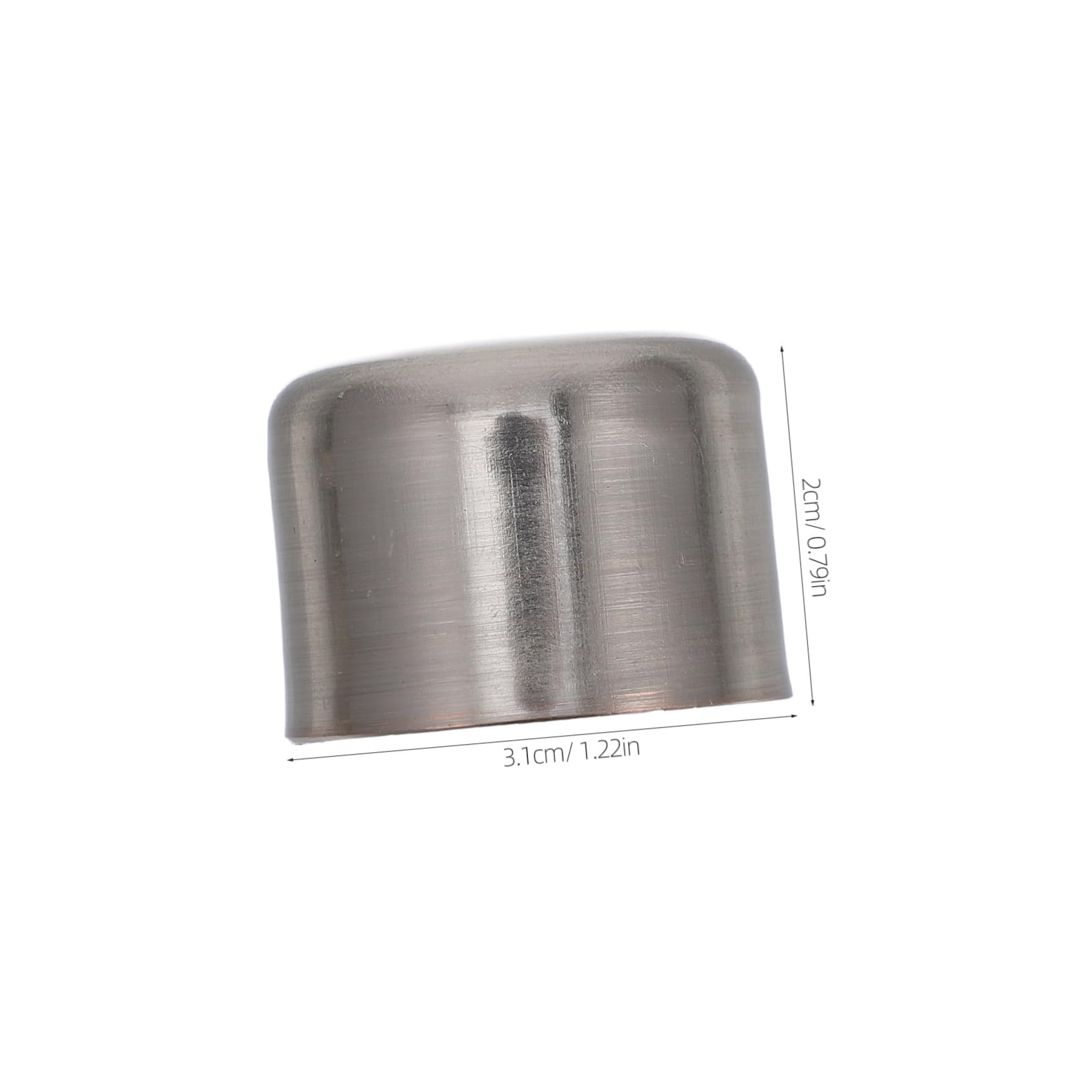 HOODANCOS 2 PCS Decorative Window Rod Heads Silver Drapery Finials for Easy Installation Material for Home Hotel Decoration