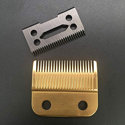Double gold 2 Hole Standard Replacement Blade set for wahl senior corded/cordless (gold+black)