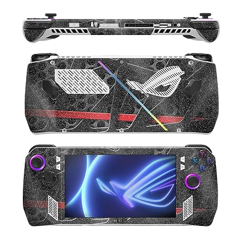 Image of MightySkins Glossy Glitter Skin Compatible with Asus ROG Ally - Tech Web | Protective, Durable High-Gloss Glitter Finish | Easy to Apply, Remove, and Change Styles