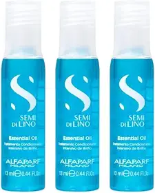 Kit Ampola Azul Alfaparf Semi Di Lino Sublime Essential Oil (03x13ml)
