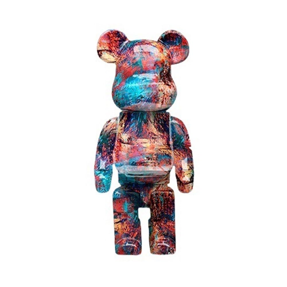 27CM Bearbrick,Blocks Bear Showcase Figurine Collectible Sculpture Statue