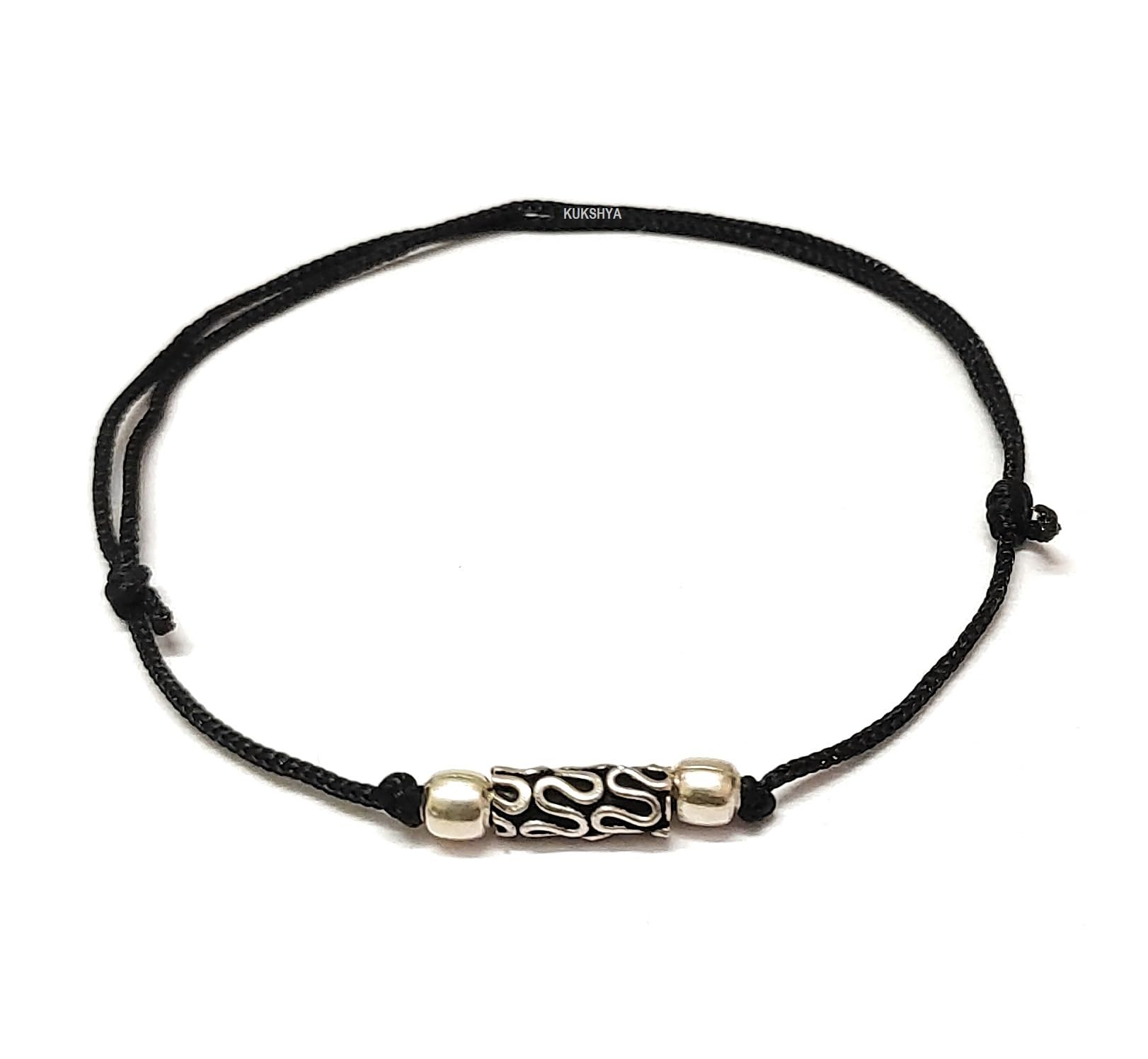 KUKSHYA JEWELLERS Exclusive 925 Sterling Silver Designer Black Thread Anklet For Women & Girls Adjustable 1 Piece(TP 018) (B08R5BF47Z) Amazon Price History, Amazon Price Tracker