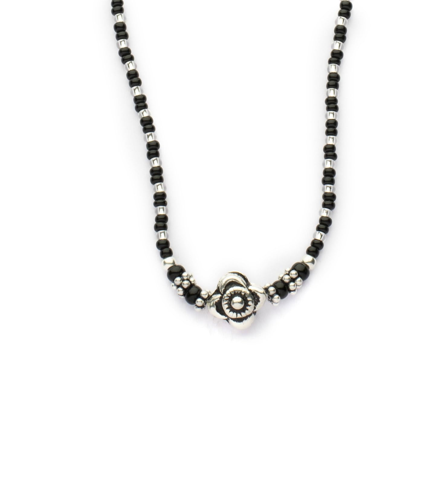 Gargi by P.N. Gadgil and Sons | 925 Sterling Silver | Tiny Rosaline Mangalsutra | Gift for Women | With Hallmark & 925 Stamp (B0CSD48VH3) Amazon Price History, Amazon Price Tracker