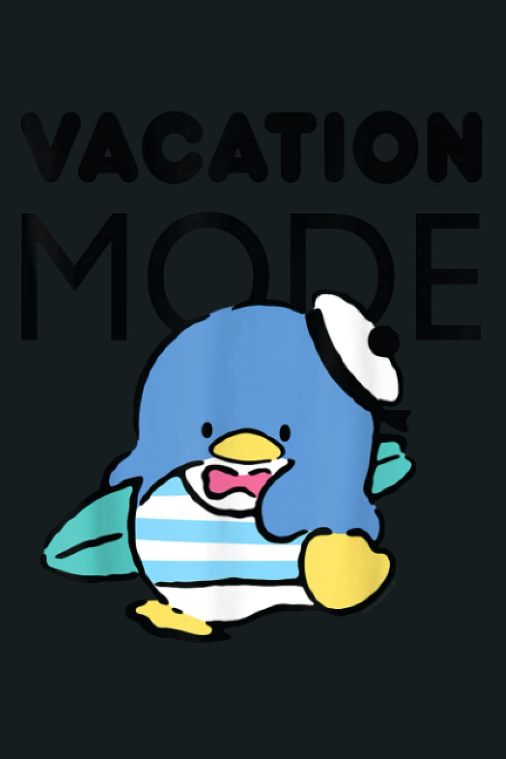 Tuxedosam Vacation Mode Surfer Surfing Penguin: Notebook Planner - 6x9 inch Daily Planner Journal, To Do List Notebook, Daily Organizer, 114 Pages