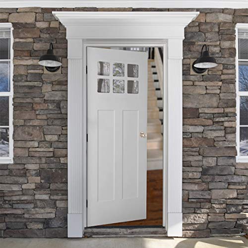 Amazon Basics Exterior Door Knob With Lock, Standard Ball, Satin Nickel #TOP5