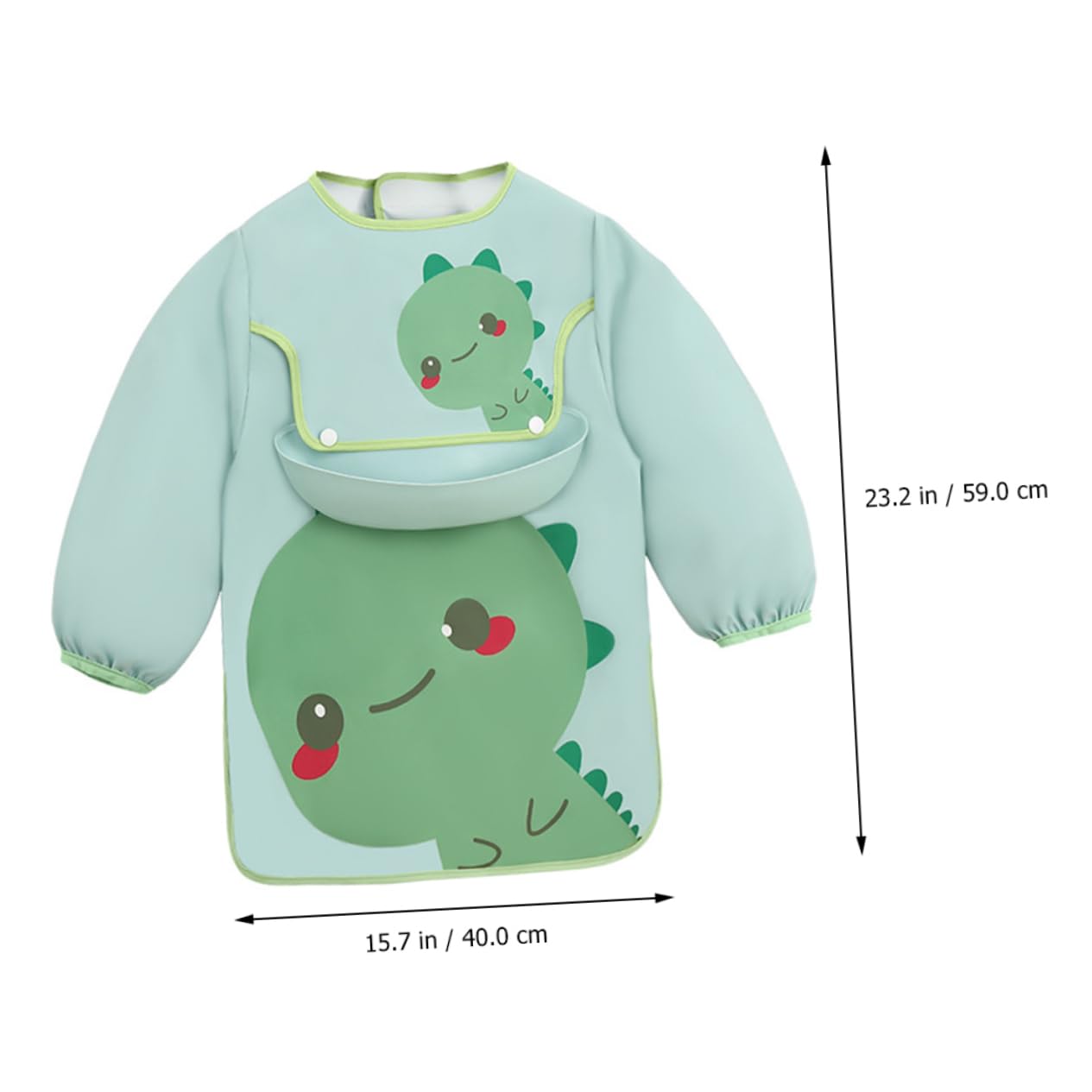Abaodam 3piezas Babero Para Bebés Delantal De Comida De Limpiar Protección Para Alimentación y Diseño Adorable