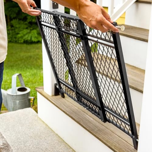 Ingenuity Doorway 42W Series Baby and Dog Gate 2-Pack, Indoor Outdoor, Won't Rust or Warp, Galvanized Steel, Fits 23-42" Openings; 24” Tall - image 9