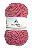 Lauflänge: 50g/55m 50g myboshi original No.1 Wolle Fb.139 himbeere