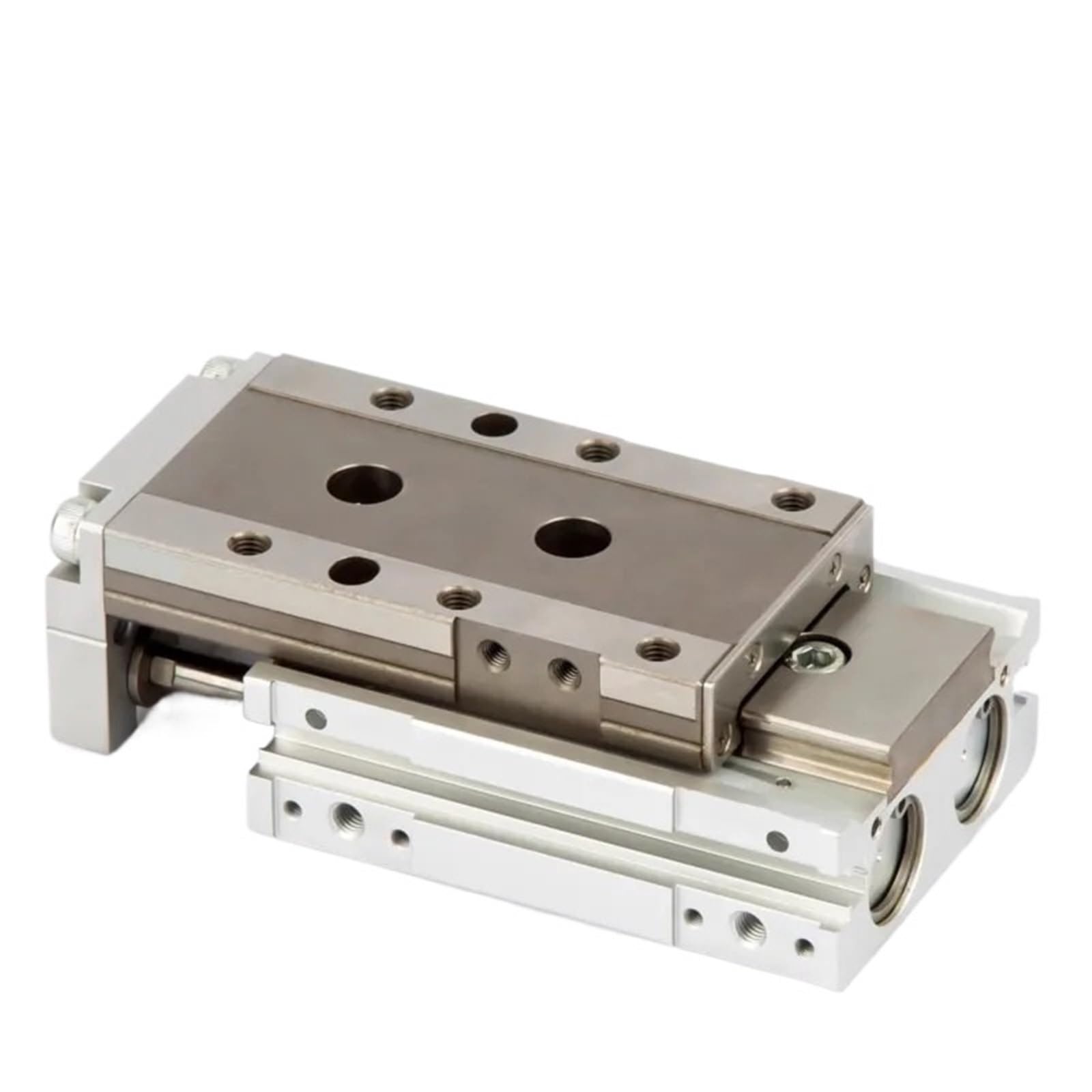 Cilindro de mesa deslizante de aire de doble efecto, serie LCG, cilindro lineal neumático LCG12, carrera 10, 20, 30, 40, 50, 75 y 100 mm.(Stroke 100mm)