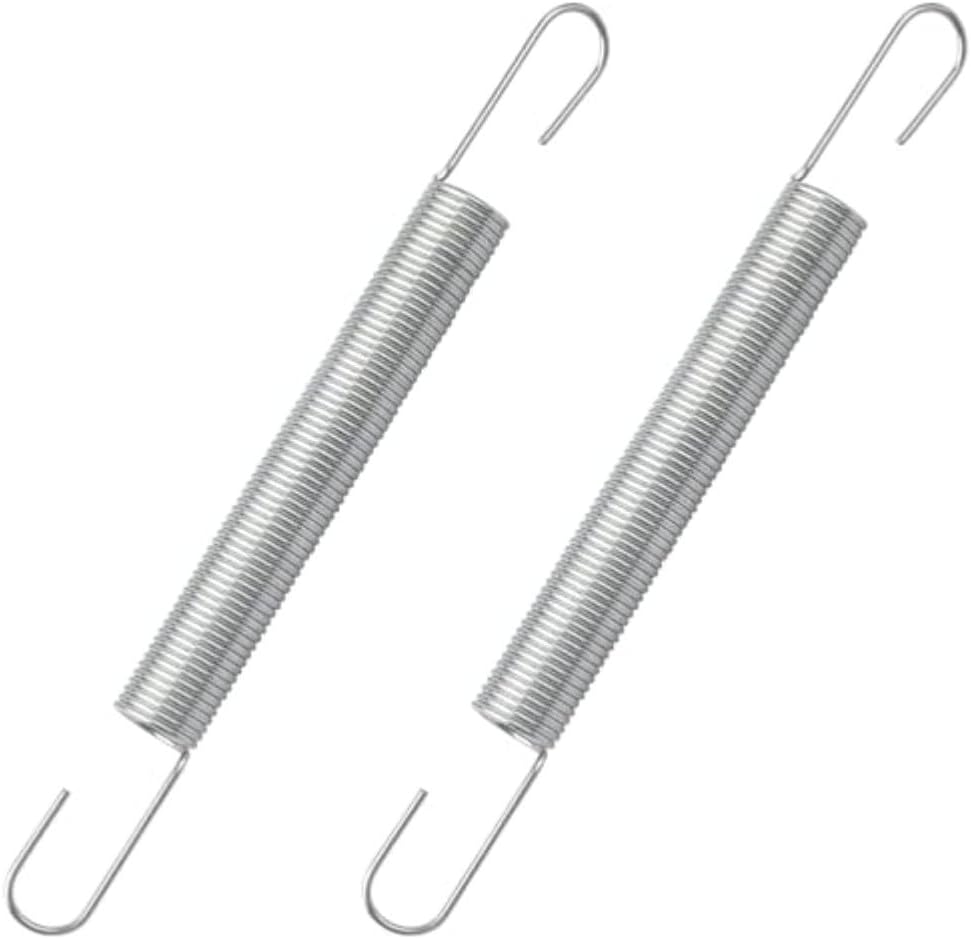 4 Inch 2 Pack Mechanical Extension Springs with Hook Ends 54018361 Suitable for Use in Appliances Automobiles Boats and Tools