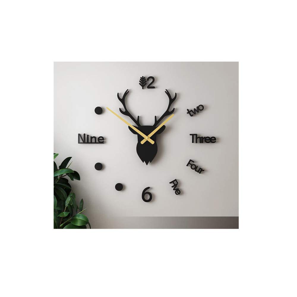 Horloge murale créative pour salon et décoration de cuisine REYG