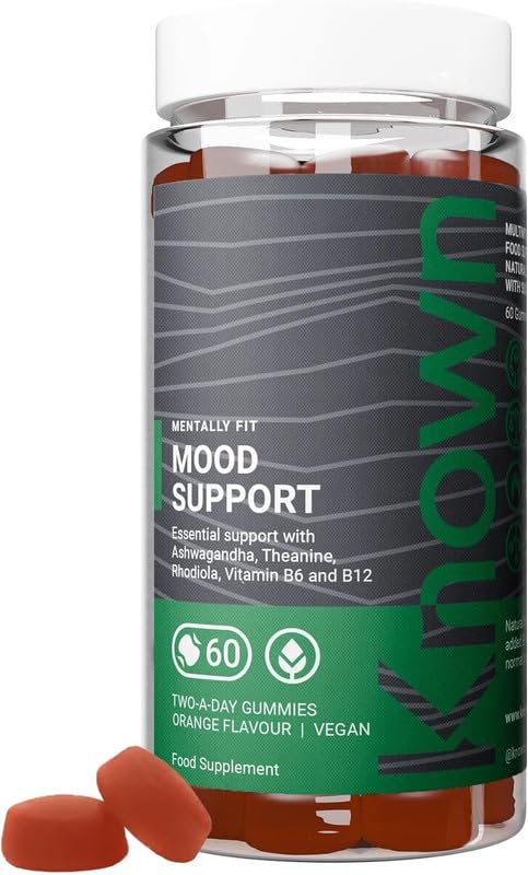 Sponsored Ad – Mood Support Gummies – Orange Flavour – Vegan Gummy Supplement with Ashwagandha, Rhodiola & B Vitamin Complex – Energy, Cognitive Function & Wellbeing – 1 Month Supply – for Men & Women