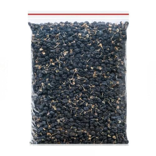 QIUMING Fruto seco de Baya de Goji Negra Natural, Materia Prima de Belleza, Suministro de Velas de Boda, producción de perfumes y Joyas de Resina DIY