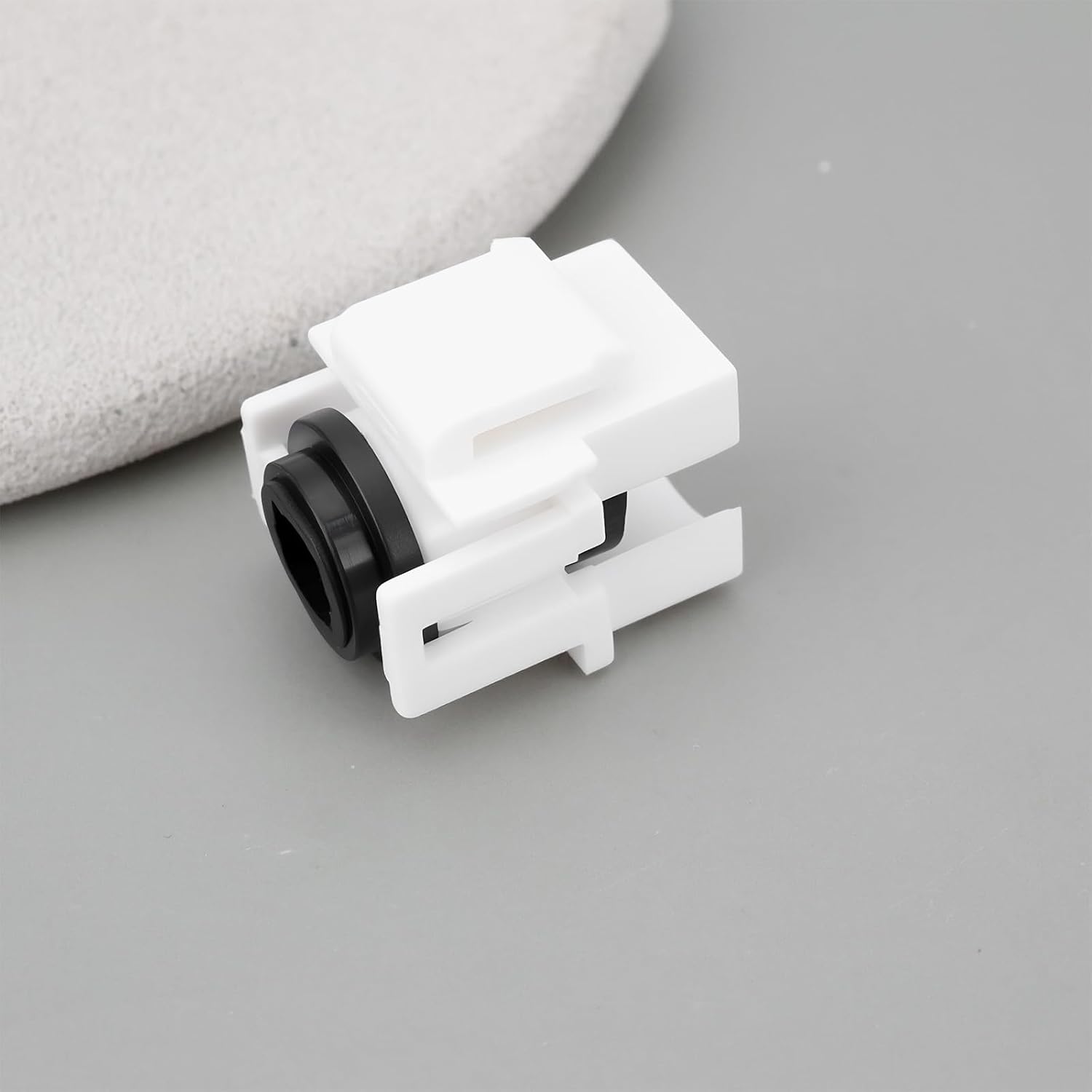 2Pcs Toslink Keystone Female to Female Jack Coupler for Audio Equipment