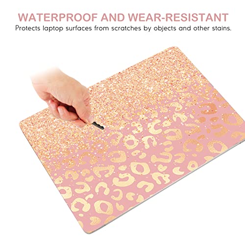 Image of DINKY Laptop Skin Sticker Decal, 12 inch 13 inch 13.3 inch 14 inch 15 inch 15.4 inch 15.6 inch Laptop Universal Reusable Vinyl Skin Stickers Cover Art Decal Notebook PC Personalized Protector-Leopard Print
