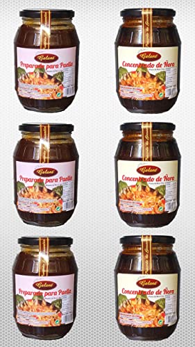 José Galant - Preparado para paella y Concentrado de ñora - 6 x 1000 g