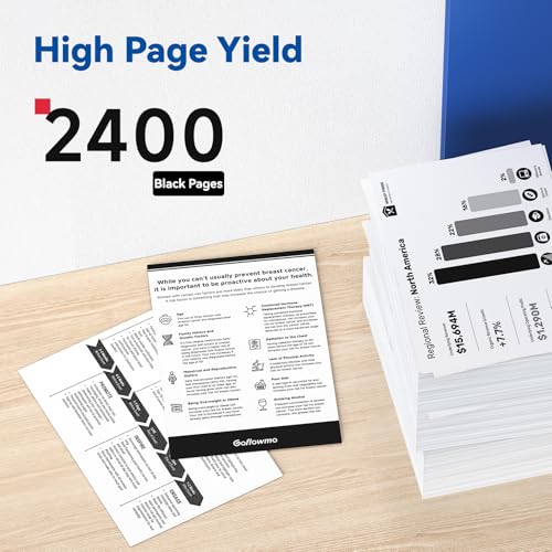 Image of 414A Black Toner Cartridge Compatible for HP M479fdw Toner Cartridges 2Pack | W2020A Use for Color MFP M479 M479fdw, Pro M454, Enterprise M455dn, MFP M480f Series Printers, Black 2400 Pages