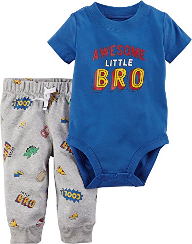 Ensemble 2 pièces bébé garçon Carter's 3 mois pour de douces siestes