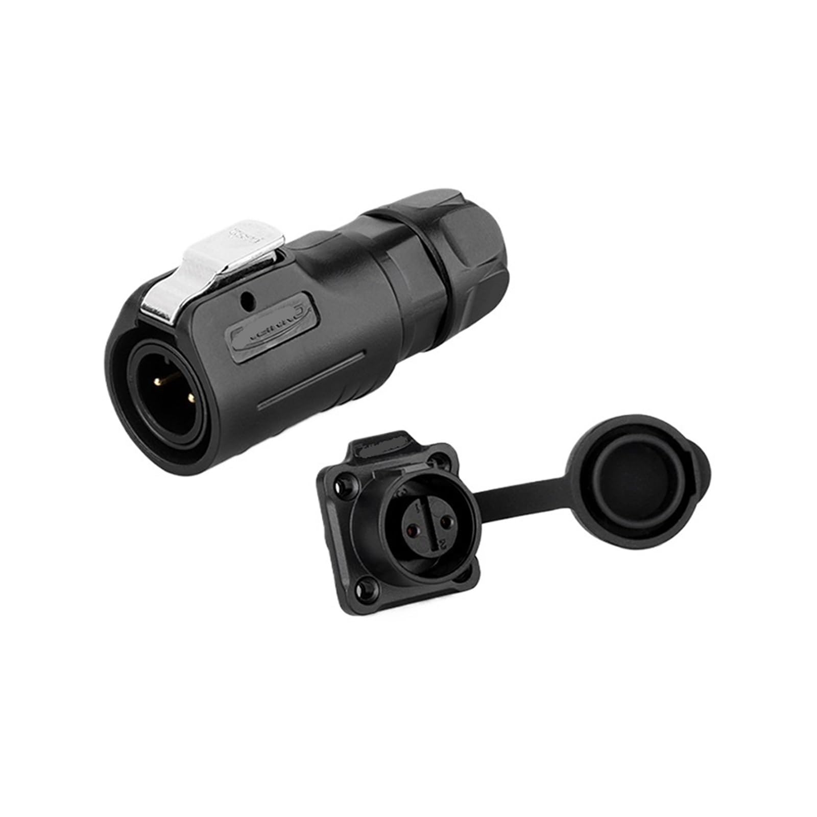 Conector aviación LP12 industrial de 2 núcleos enchufe estanco IP68 5A