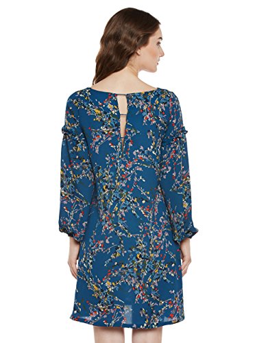 Image of Miss Chase Women's Multicolored Floral Print Mini Shift Dress