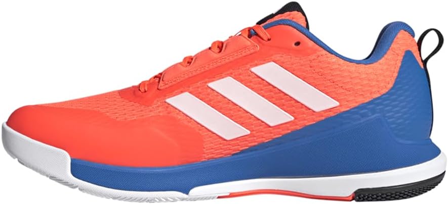 adidas Mens Novaflight 2 Indoor Lace Up Sneakers Shoes Casual - Orange