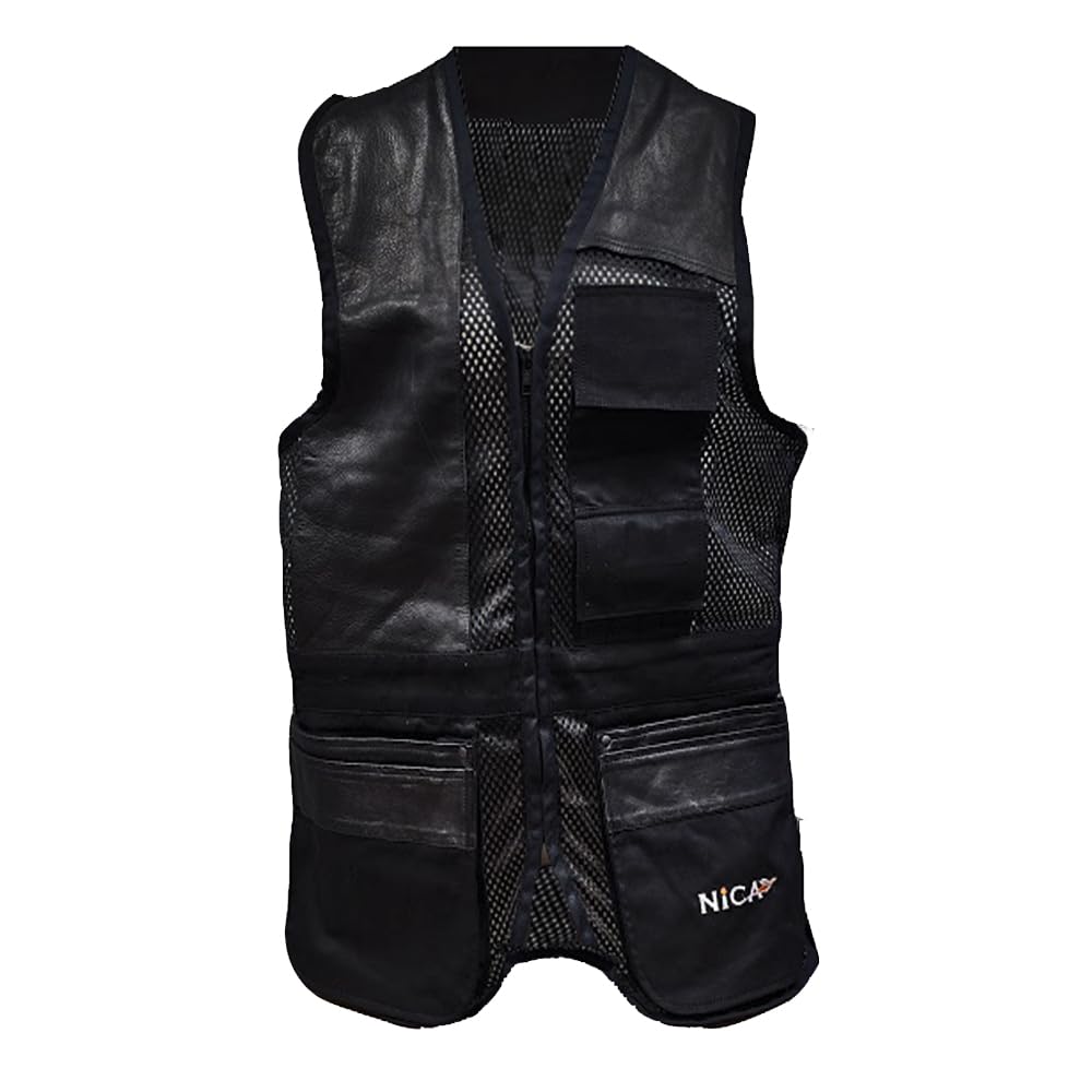 NICA Design6 2.0 Shooting Vest-Blackout-Right Hand (Black, X-Large)