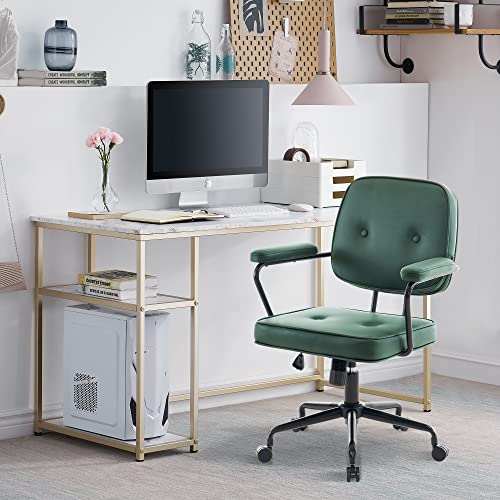 Barberpub Adjustable Home Office Chairs Rolling Manicure Chair For Nail Salon Makeup Nail Tech Chairs 3546 (Green) #TOP1