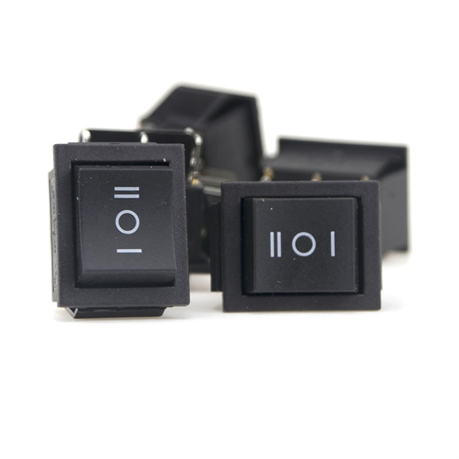 Micro-interrupteur à bascule KCD2 16A 250VAC interrupteur intelligent noir 3 positions