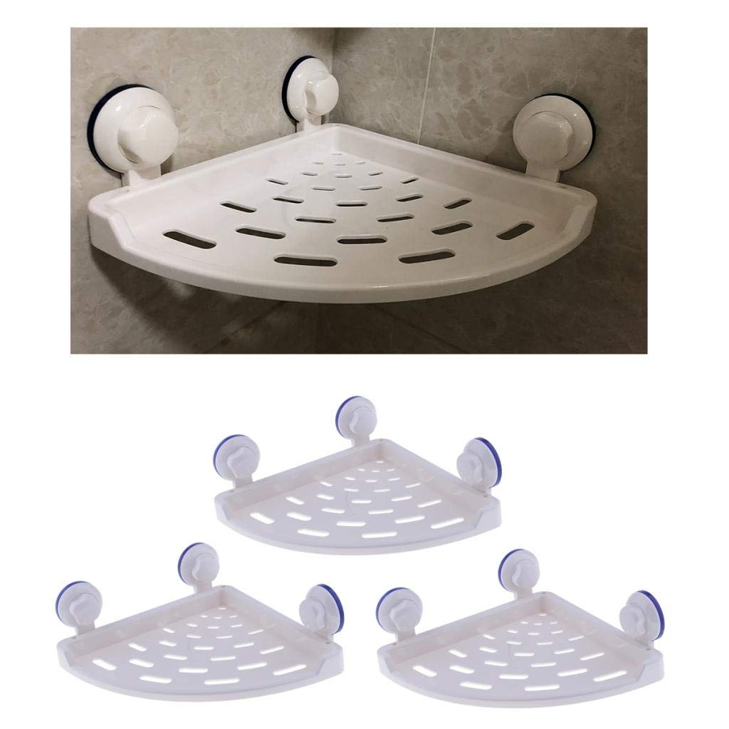 1 2 Tier Bath Rack Corner Shower Caddy Bathroom Organizer 1 Tier Triangular 3