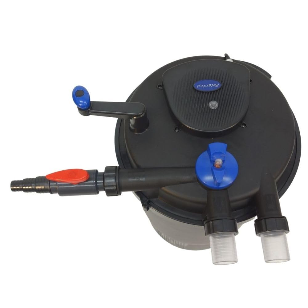 AQUARISTIKWELT24 CPF 30000 Bio Stampa Stagno Filtro 60.000l Filtro Stagno Torrente incl.55 Watt Uvc chiarificatore