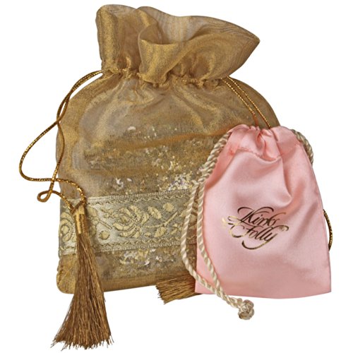 Kirks Folly Fairy Glamour Glitter Folly Dust Pouch with 3 Angels