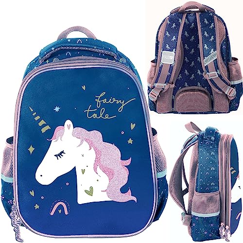Sac à dos scolaire PASO Unicorn pour la rentrée des classes des enfants