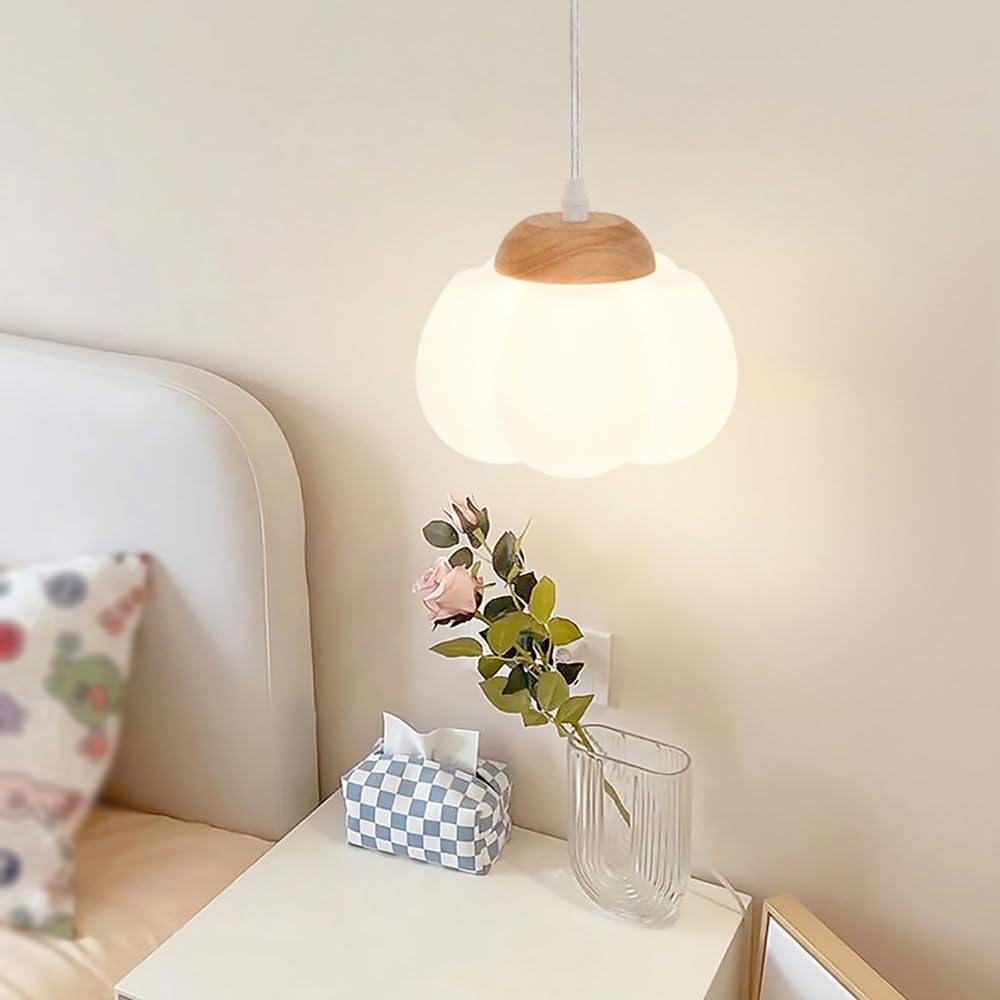 Suspension En Acrylique, Lampe Suspendue En Forme de Fleur de Bois G9