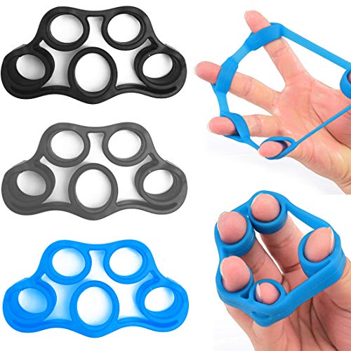 Hand Grip Strengthener Finger Exercise Finger Grip Finger Stretcher Grip Strength Trainer Forearm Grip Workout for Carpal Tunnel Guitar Pianist Rock Climbing Trainer