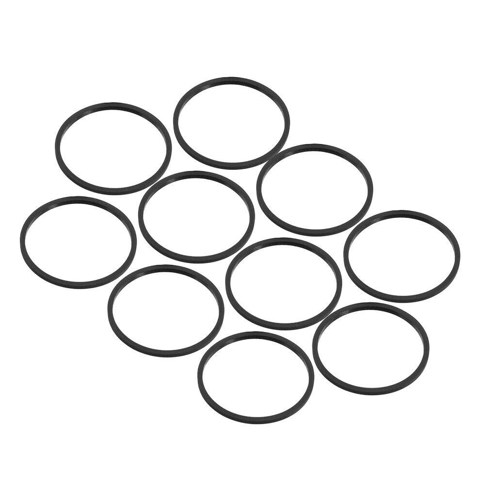 FASTROHY 10 X Optical DVD Drives Tray Motor Rubber Replacement Belt Ring Part for Xbox 360 / Slim, Black