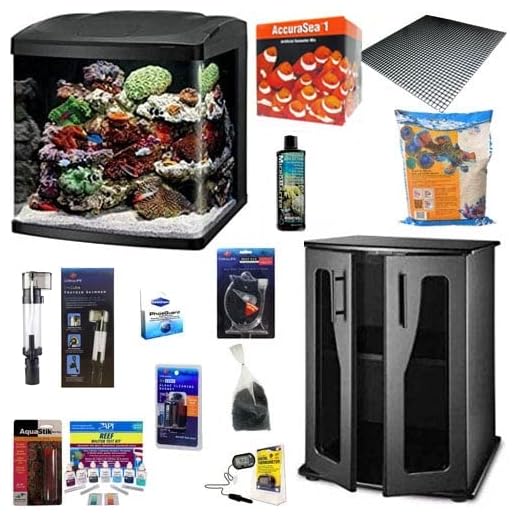 Coralife Size 32 BioCube Deluxe Reef Aquarium Bundle (14 Items)