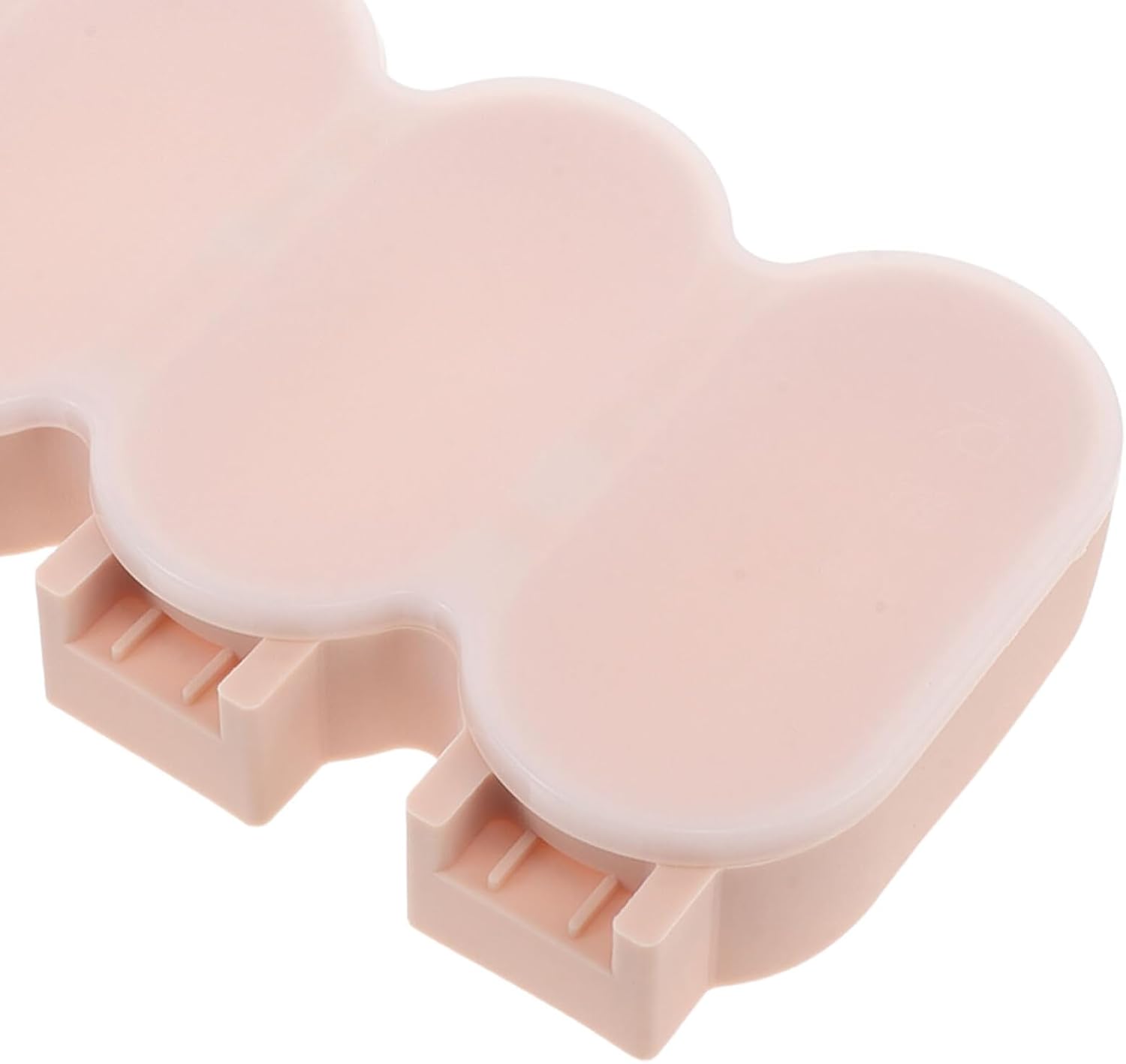 Alasum 2 Sets Silicone Ice Pop Molds with Sticks and Lids, Reusable Ice Cream Making Kit, Pink DIY Chilled Dessert Molds for Family Parties and Summer Snacks