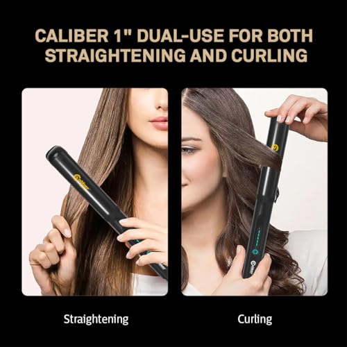 Plancha para pelo Caliber Pro 1 pulgada dual uso miniatura 6