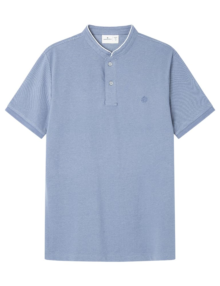 SPRINGFIELD Men's Polo Shirt, Medium Blue, L