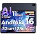 RebotAi 2026 Tablet 11 Zoll Android 16 Tablets, 32GB RAM+128GB ROM/1TB TF, 8000mAh Tablet Octa-Core 1920 * 1200 IPS, 5+13MP/Widevine L1/18W Schnellladung