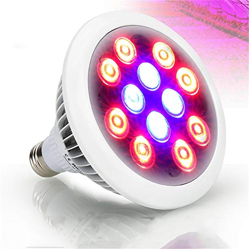 24W LED crece la bombilla, E27 Full Spectrum Phytolamp creciente de la lámpara de interior invernadero hidropónico de plantas de flor de la lámpara de Horticultura