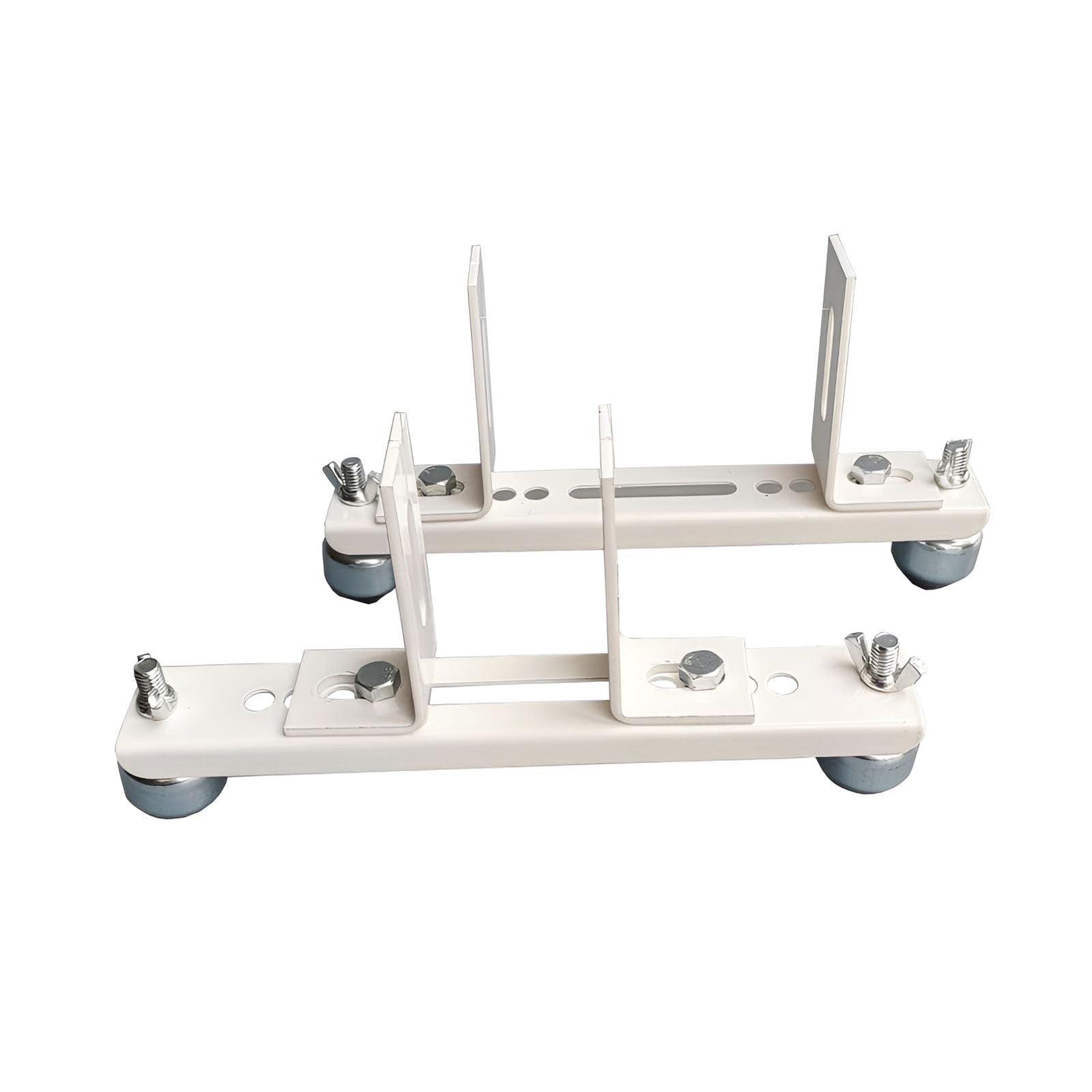 Support De Fixation De Roulette Radiateur De Chauffage,Pieds Robustes pour Une Utilisation Autonome du Chauffage Électrique,2 Pieds Autoportant De Chauffage Infrarouge
