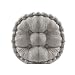 GGoty Coussin Chaise Coussin de Siège Ronde oussins Matelassés de Sol Tatami Carrée Coussin de Chaise pour Salle à Manger/Bureau/Jardin Voiture Coussin D'assise Intérieur extérieur (Gris,40x40cm)
