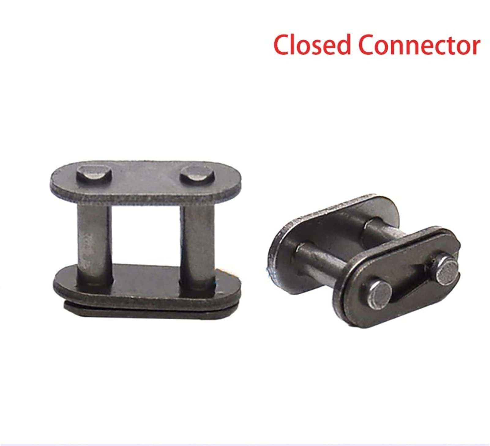 DOLUNTO 1 unids 1.5 Metros 06b-1 Cadena de Rodillos Pitch 9.525mm Cadena de transmisión Industrial de Acero al Carbono/Conector de Cadena (Color : Roller Chain 1.5M)