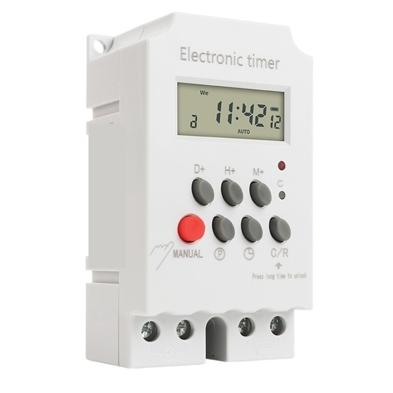 TNCE 30A Timer Breaker 220V, control switch, set to seconds, 32 groups(30A Timer 3pcs)