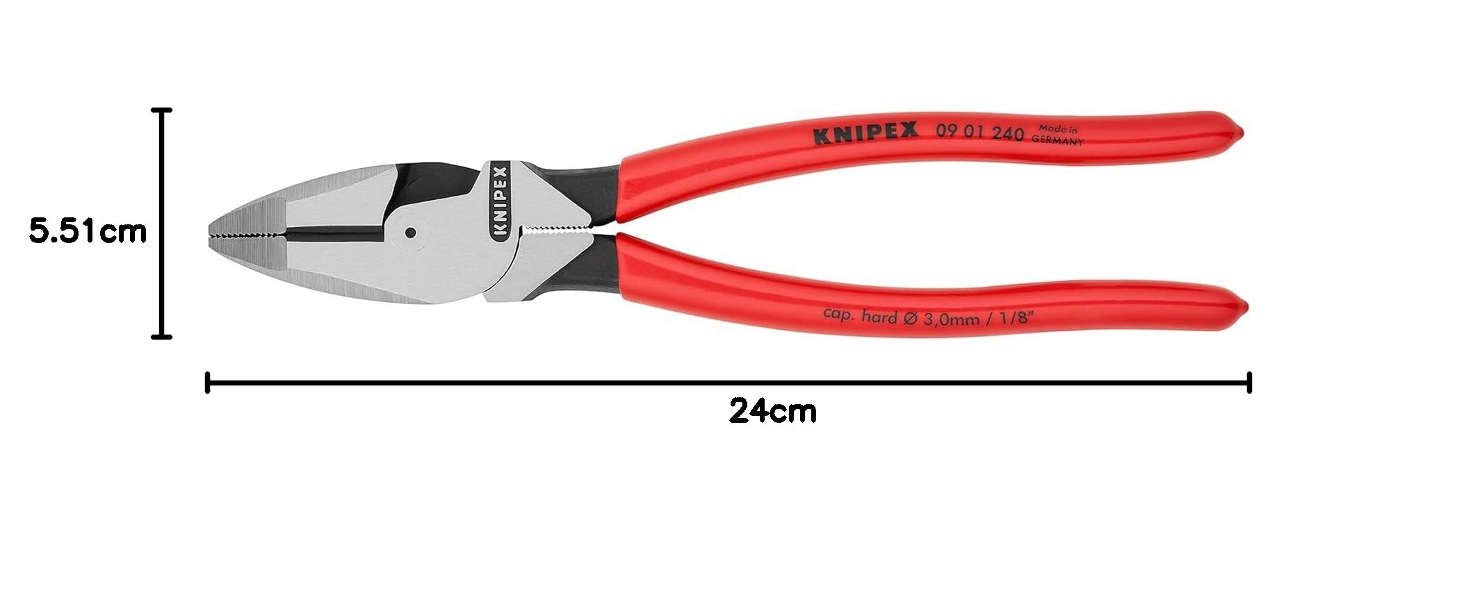 Amazon.co.jp: クニペックス KNIPEX 架線工事用強力ペンチ 0901-240