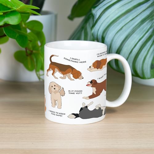 How to Speak Dog Mug - Fun Ceramic Coffee Cup for Dog Lovers - Image 3