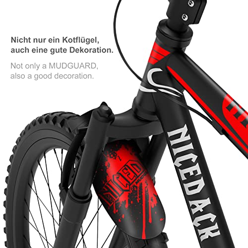 NICEDACK Parafango MTB, Compatibile Anteriore o