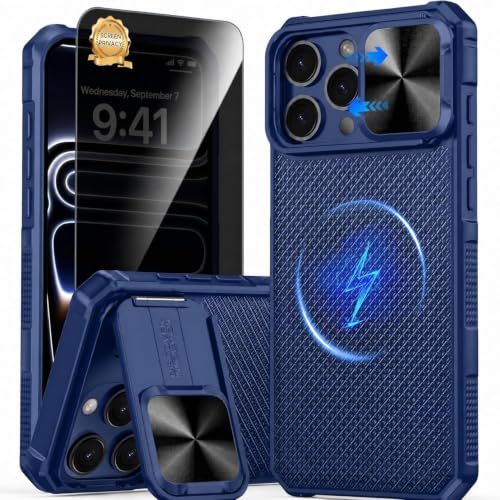 Image of Magnetic for 18 Pro Max Case with Privacy Screen Protector