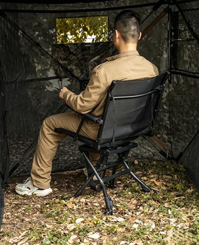 Trakiom Swivel Hunting Chair for Deer Hunting Blind Chair with Armrest - image 7